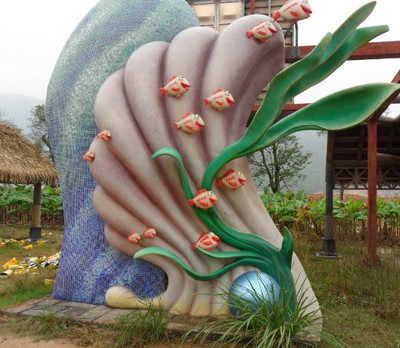 匠心傳承十九載 廣東玻璃鋼泰國大象雕塑特價(jià)賞析